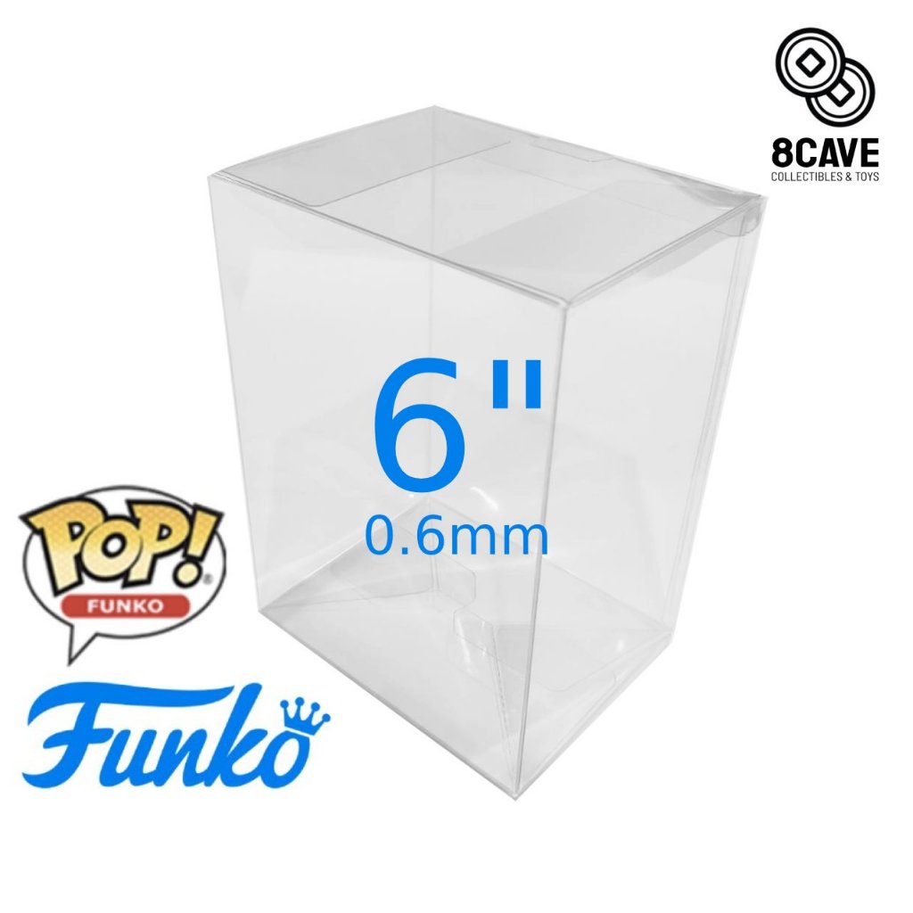 👑 กล่อง PVC ใส Funko POP Protector 6 นิ้ว 👑 ราคาถูก Clear Box Size 6 inches 0.6mm POP Protection