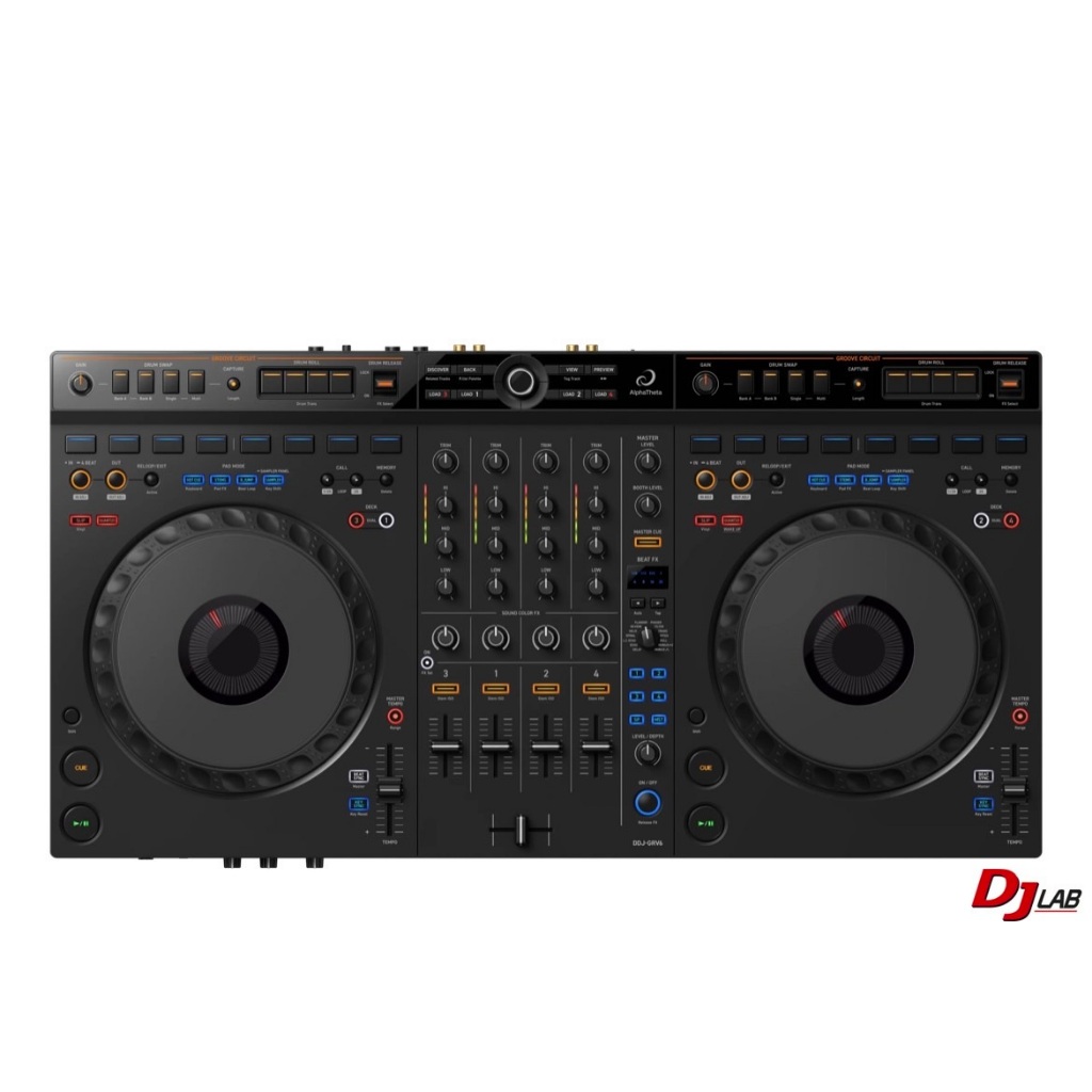 New !!  DDJ-GRV6  AlphaTheta 4-channel performance DJ Controller ++ แถมฟรี Flash Drive มีVDOสอนการเล่นDJ
