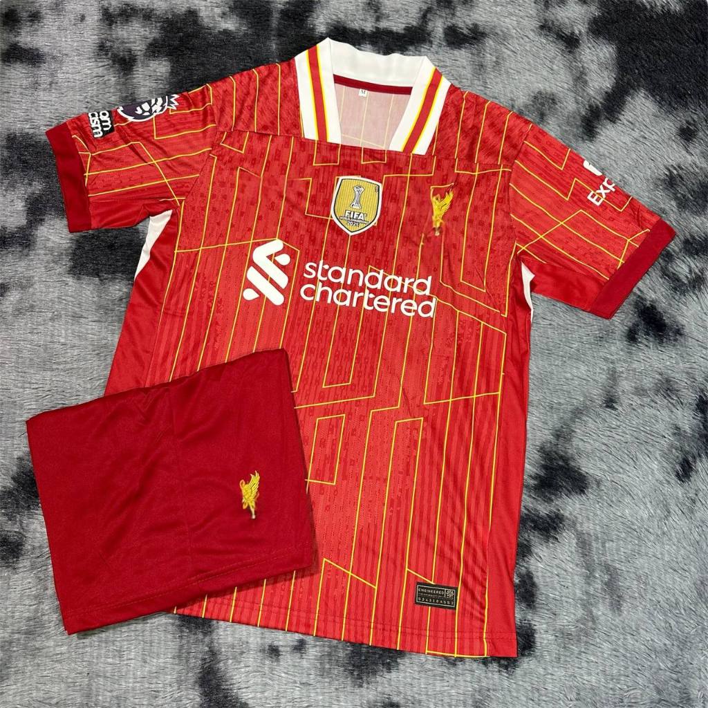 ชุดกีฬา ชุดฟุตบอล ทีม Live ใหม่ล่าสุด 2024/25 ชุดผู้ใหญ่ แขนสั้น เสื้อ พร้อมกางเกง
