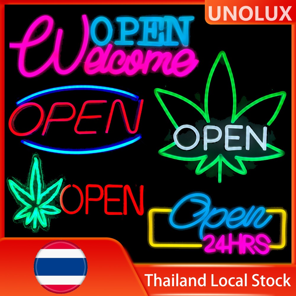 ป้ายไฟLED ป้ายไฟ ป้ายไฟร้าน ป้ายไฟวิ่ง ป้ายไฟตัวอักษร ป้ายไฟ เปิด ยินดีต้อนรับ ตกแต่งหน้าร้าน ประดับร้านสวยงาม ทางร้าน
