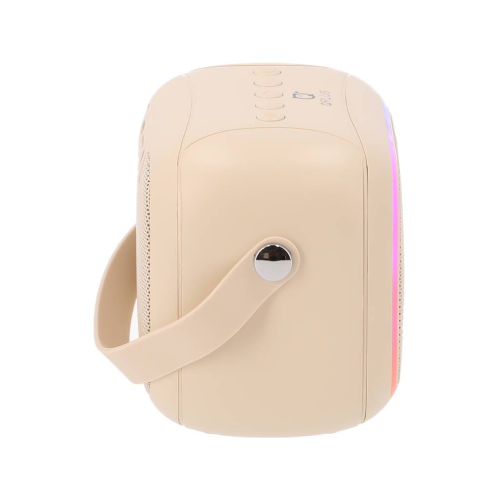 ลำโพง QPLUS LED mini Cube I Cream by Banana IT