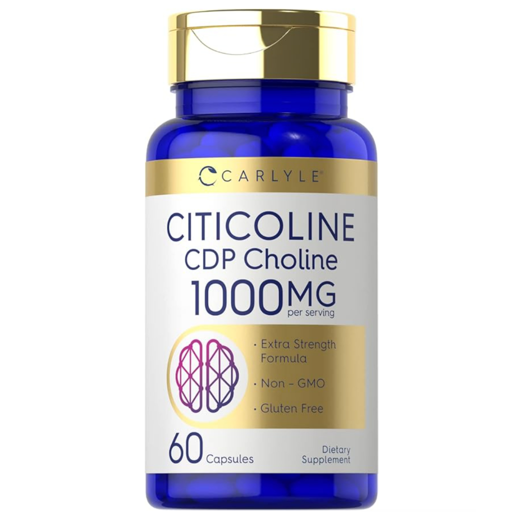 Carlyle Citicoline CDP Choline 1000 mg 60 Capsules