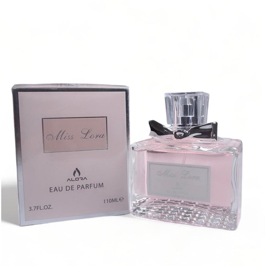 ALORA MISS LORA 110ML EDP น้ำหอมผู้หญิง กลิ่นหอมหวานคุณหนู สาวน่ารัก ละมุน-3192