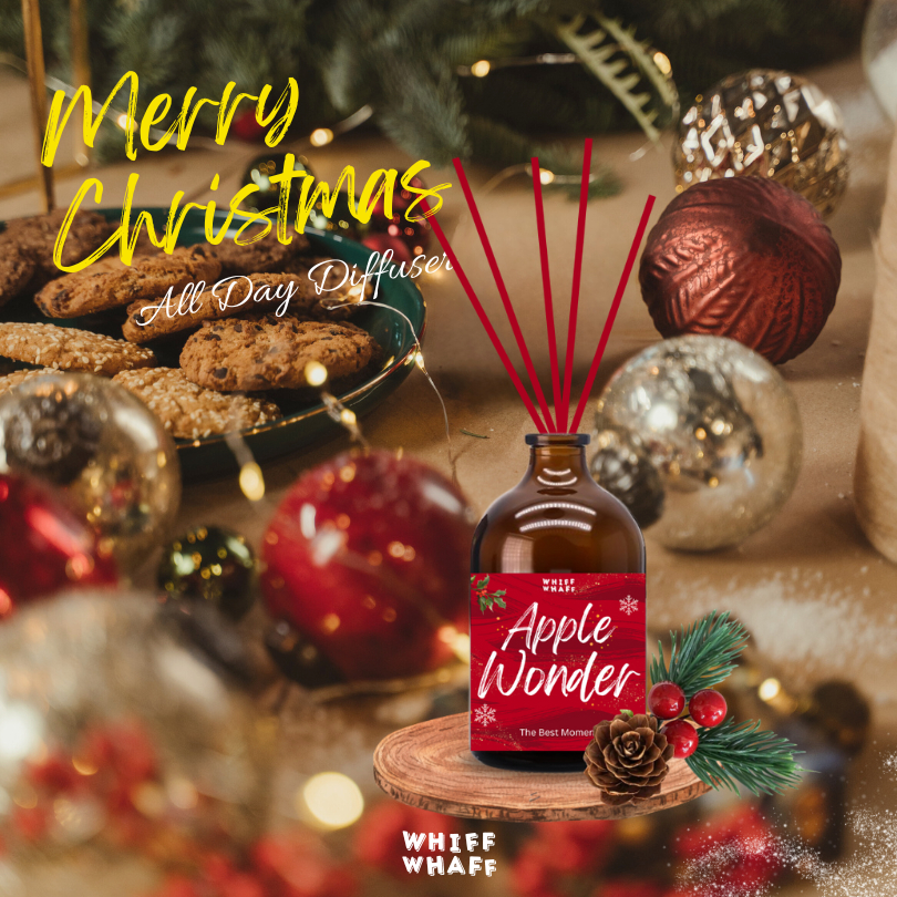 Whiffwhaff Christmas All Day Diffuser ก้านไม้หอมกระจายกลิ่นปรับอากาศ กลิ่นคริสมาสต์ Best Moment Edition ของขวัญ ปีใหม่