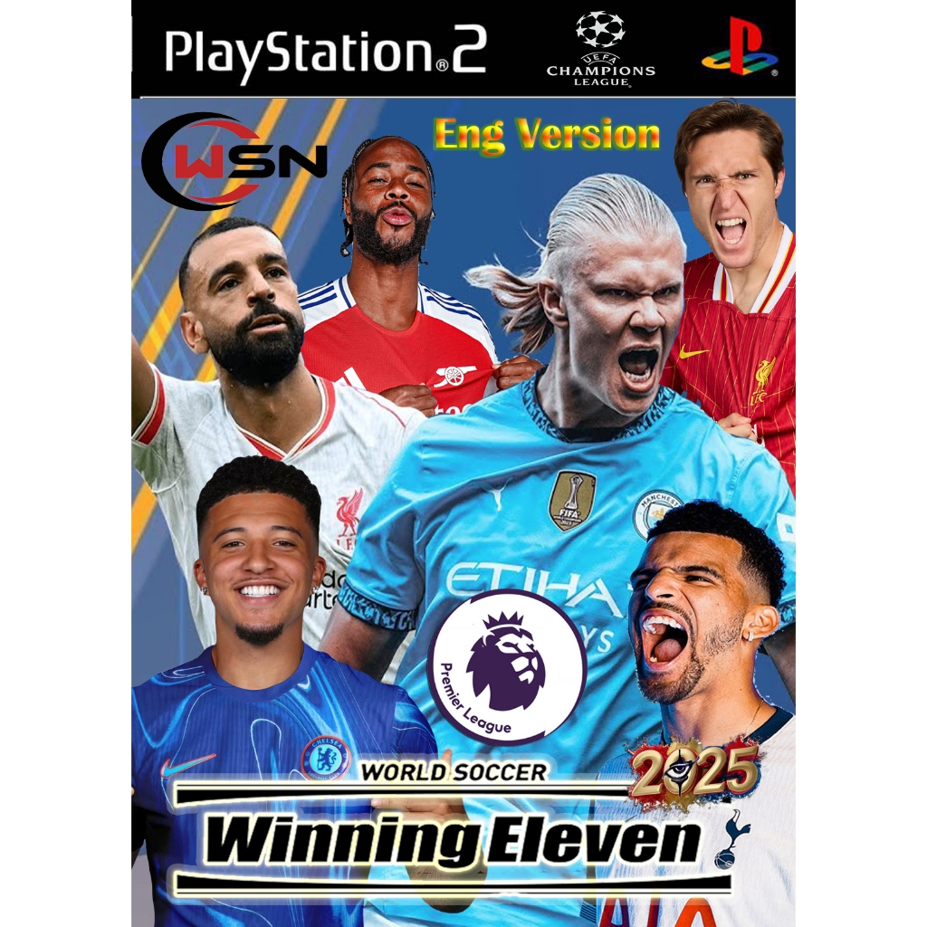 PlayStation2 - Winning Eleven 2025 WSN - English Ver. [ มีเรดาห์ ] - (อัปเดต ต.ค. 2567 ) * ล่าสุด *