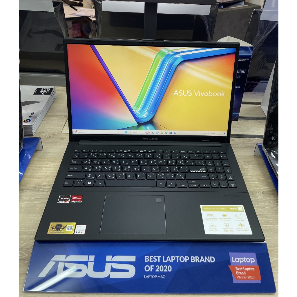 โน๊ตบุ๊ค Asus Vivobook Go 15 M1504FA-NJ548WF Mixed Black