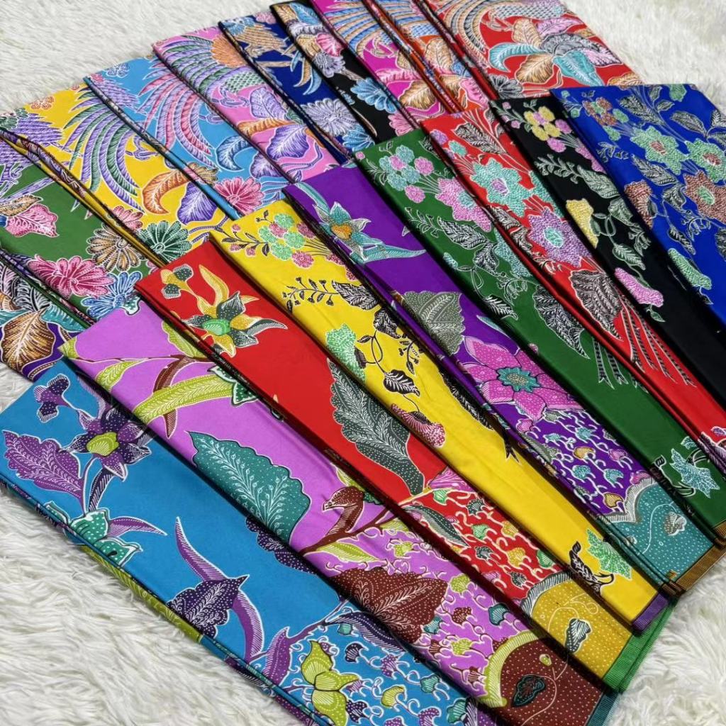 สั่งผสมสี 10 สี ผ้าถุง ผ้าถุงลายดอก ผ้าปาเต๊ะ