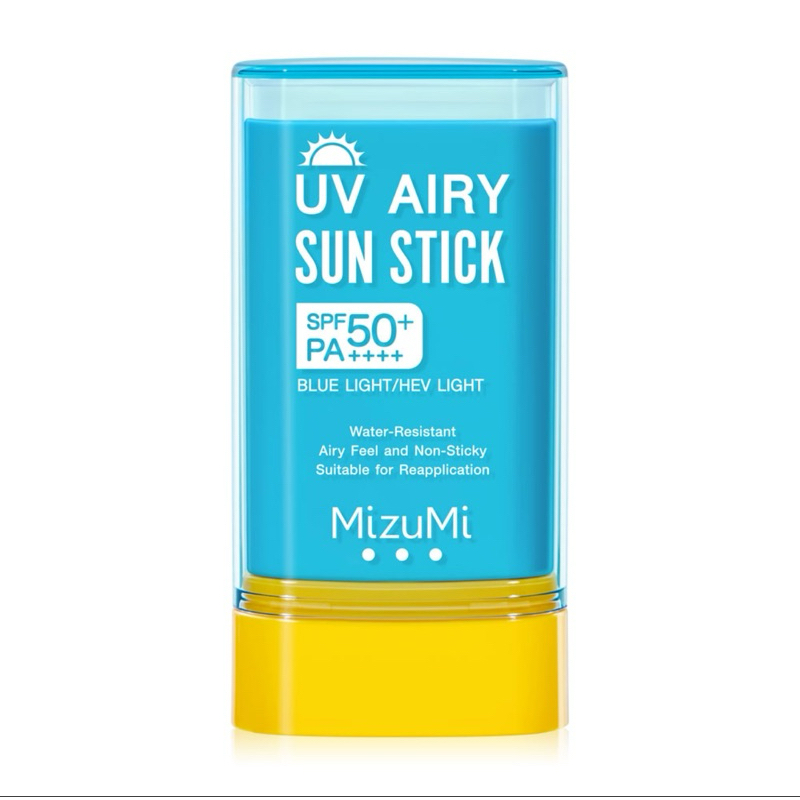 (ในไลฟ์ลด100฿)*ของแท้*พร้อมส่ง*ส่งไว*MizuMi UV Airy Sun Stick 20g.กันแดดแท่ง สติ้ก มิซึมิ