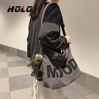 เกาหลี ผู้หญิง กระเป๋าสะพาย ความจุขนาดใหญ่ ผู้ชาย กระเป๋าผ้า…