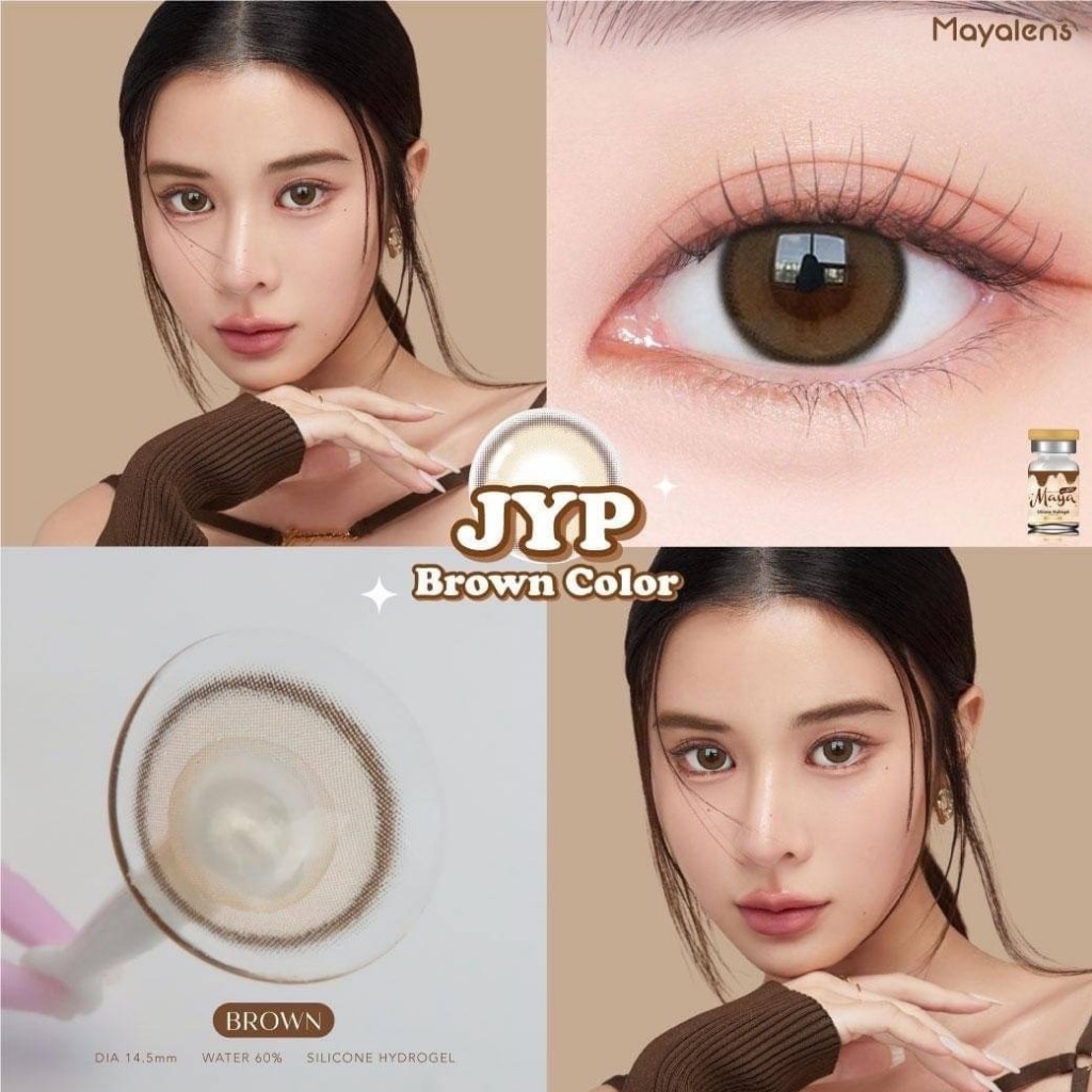 Maya รุ่น JYP คอนแทคเลนส์เกาหลี (ค่าอมน้ำ60%) ขนาด 14.5