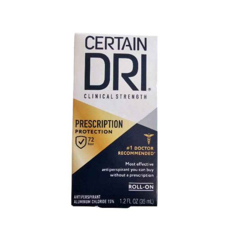[Newbox]Certain Dri Anti- Perspirant roll-on ขจัดกลิ่นตัวและคราบเหงื่อ ขนาด 35.5 ml