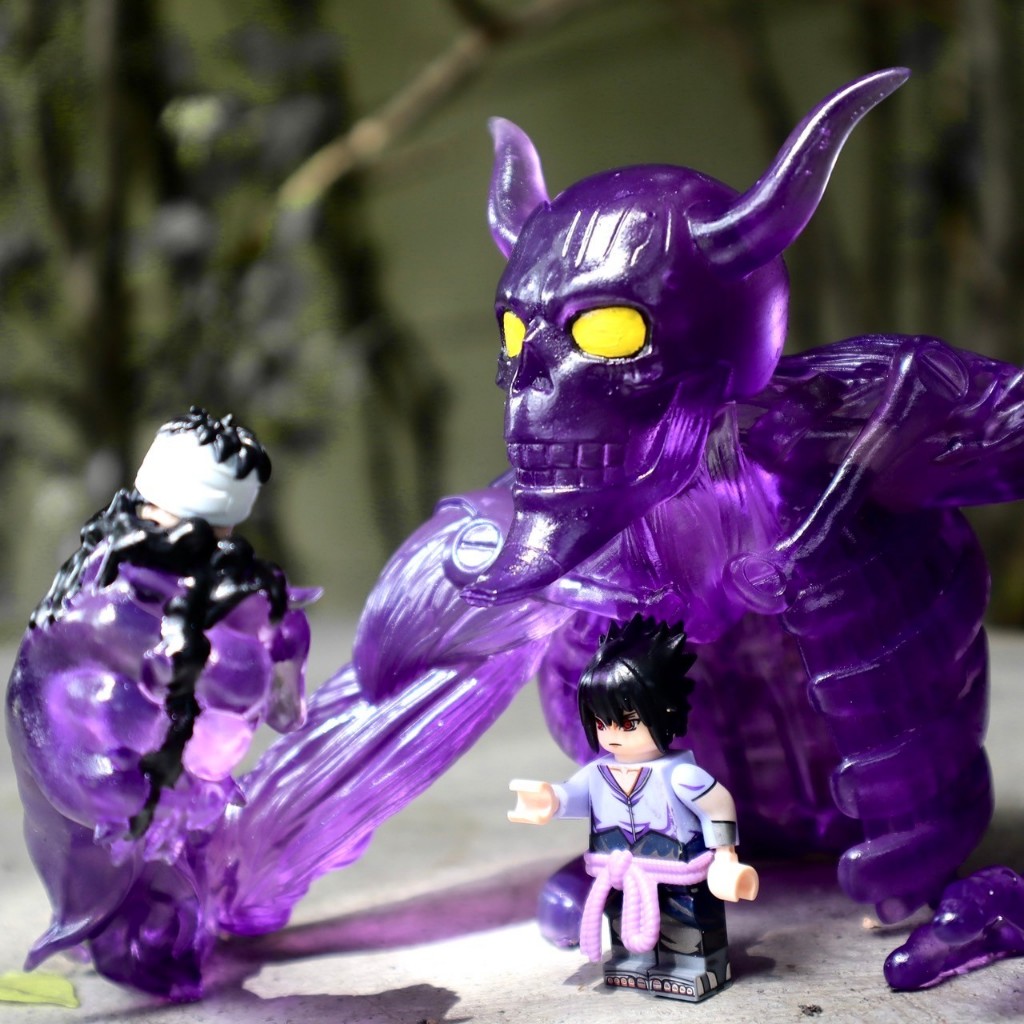 นารูโตะ เลโก้ ซูซาโนะโอะ ปะทะ ดันโซ ซาซึเกะ อุจิวะ Sasuke Uchiha Susanoo VS Danza Lego ฐานเสริมเลโก้