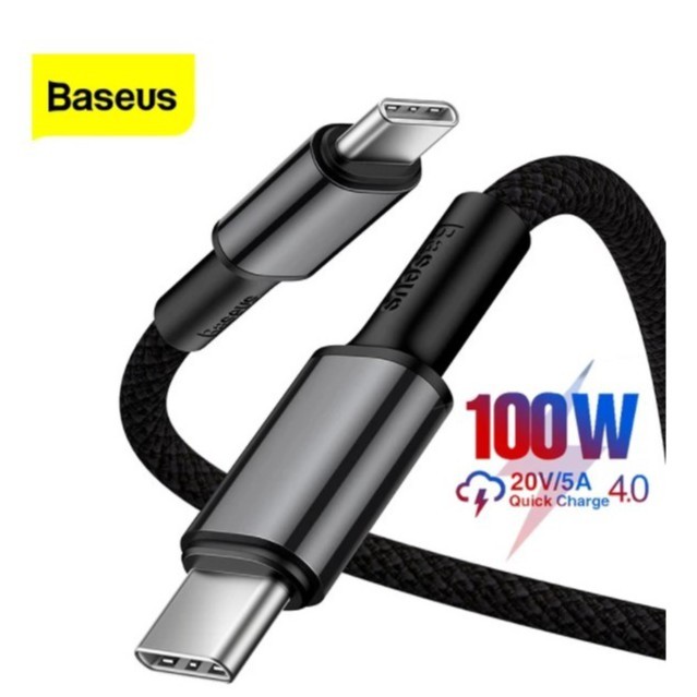 Baseus PD 100W สายชาร์จเร็ว Type-C to Type-C Fast Charging Cable type c สายชาร์จ