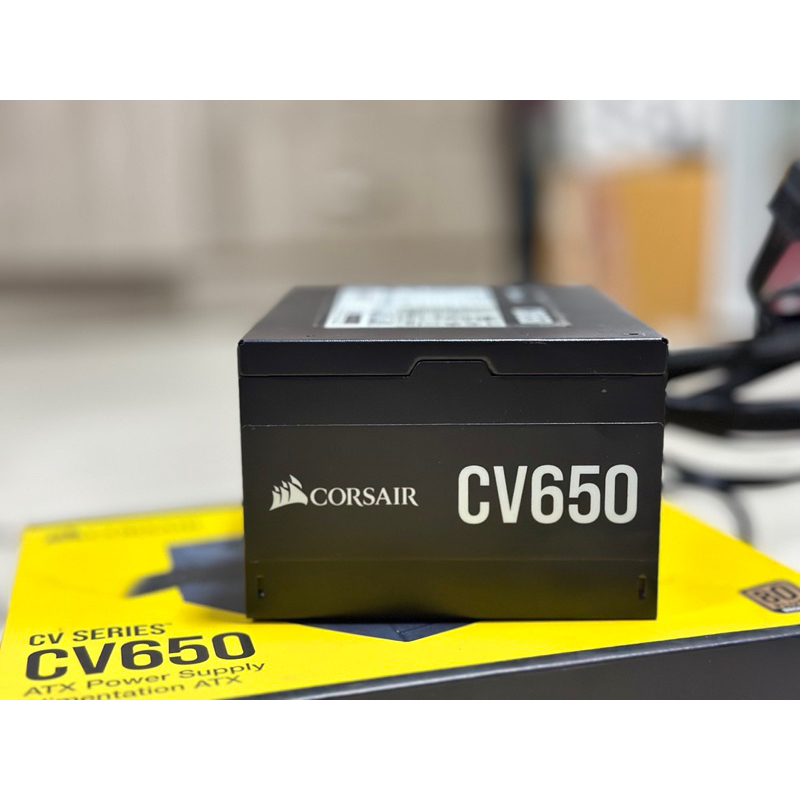POWER SUPPLY (อุปกรณ์จ่ายไฟ) CORSAIR 650W  VS650 (80+ WHITE)