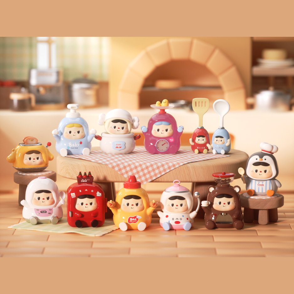 (Live ลด 100-) กล่องสุ่ม BAOBAO's Small Kitchen ของแท้ 100% [พร้อมส่งในไทย]