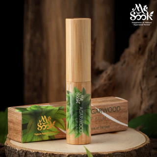 MESOOK Agarwood Oil Lip Balm สีผึ้งกฤษณาทาปาก ให้ความชุ่มชื่น ริมฝีปากดูเอิบอิ่ม