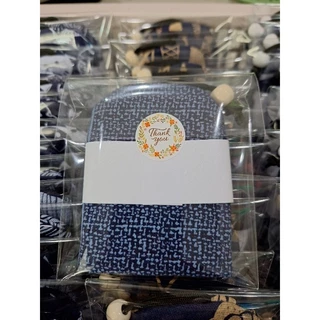 keycover ผ้าฝ้ายพิมพ์ลาย ที่เก็บกุญแจ พวงกุญแจผ้า ของชำร่วย งานแต่งงาน งานเกษียณ ของขวัญปีใหม่