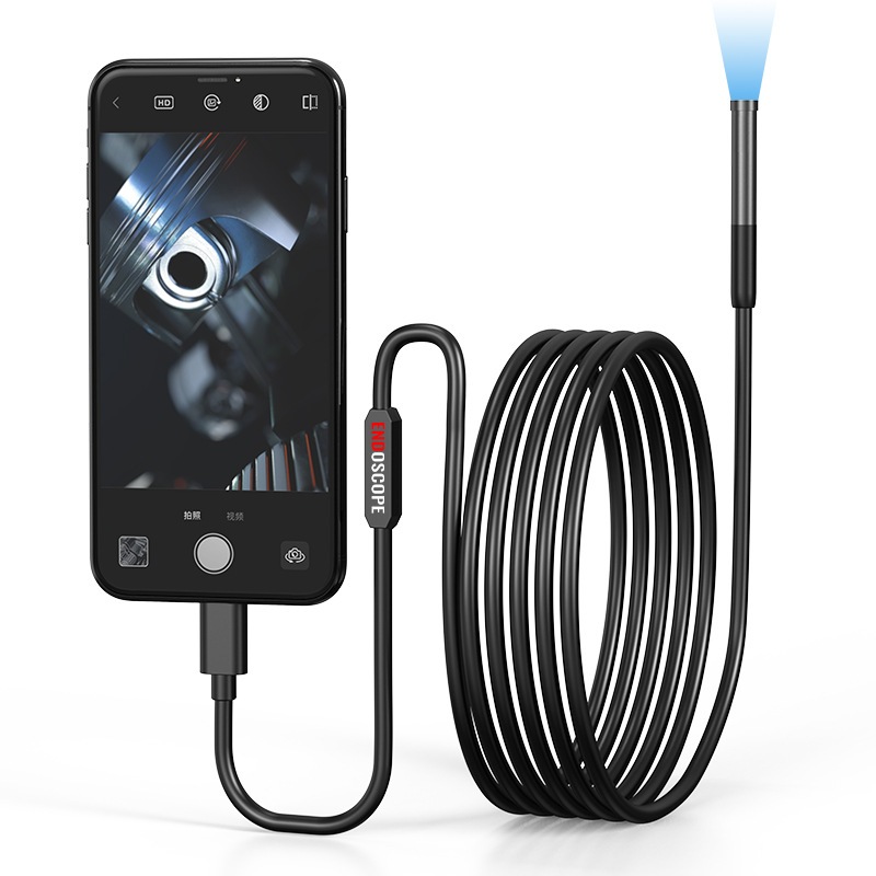 กล้องงู Endoscopic ANESOK W300 WIFI 2MP, ใช้ได้ทั้ง IOS และ Android สายต่อ 3  in 1