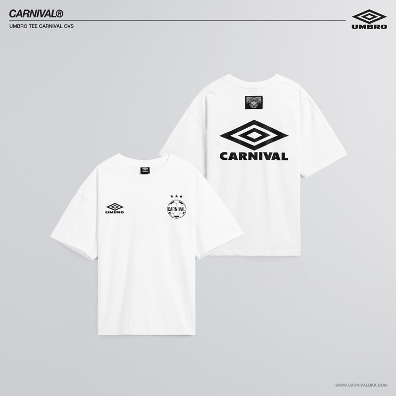 Umbro x Carnival M tee in white color