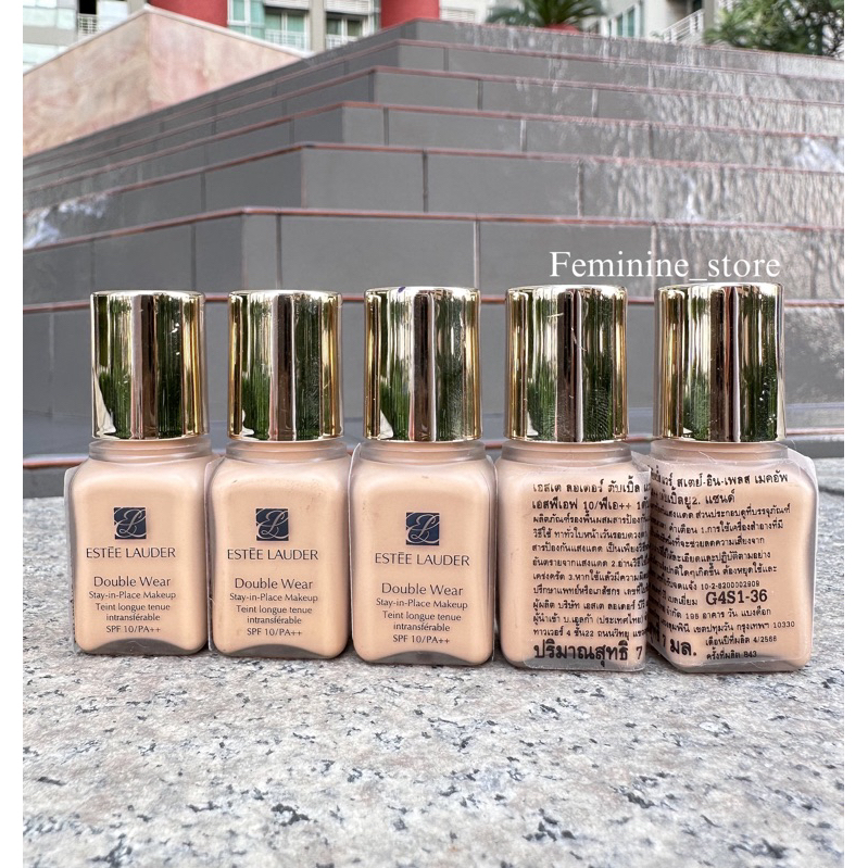 ป้ายไทย/คิง Estee Lauder Double Wear Stay-In-Place Makeup SPF 10/PA ++ 1ml./ 5ml.