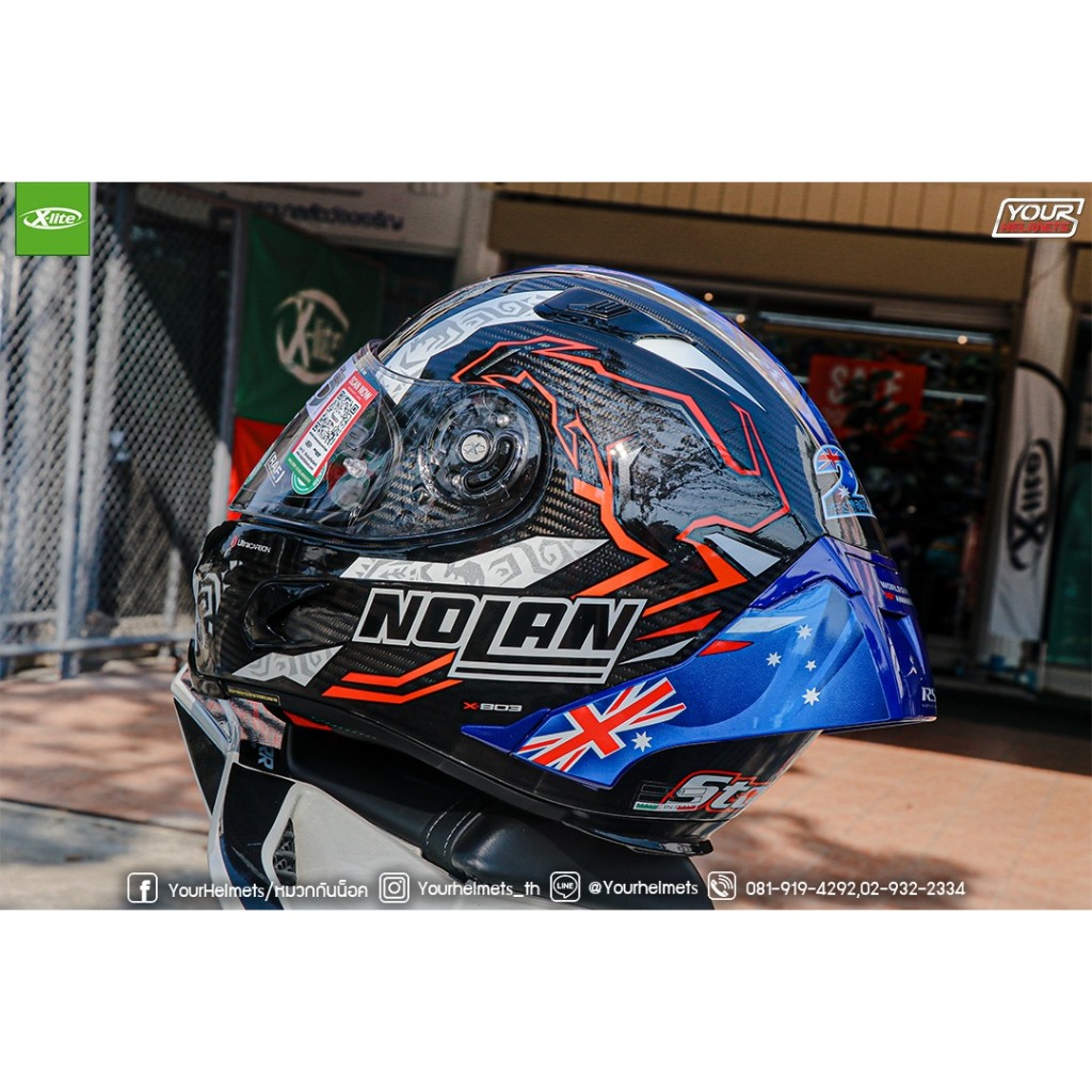 หมวกกันน็อค NOLAN HELMETS - X803 RS ULTRA CARBON - Stoner 10TH Anniversary // Your Helmets พร้อมส่ง #หมวกดีบอกต่อ