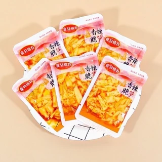 RS.K1154หน่อไม้ ล็อตผลิตใหม่ เผ็ดเบาๆ หน่อไม้จีน หน่อไม้ดองพริกจีน ราคาส่งพร้อมส่งฉีกซองทานได้ทันที