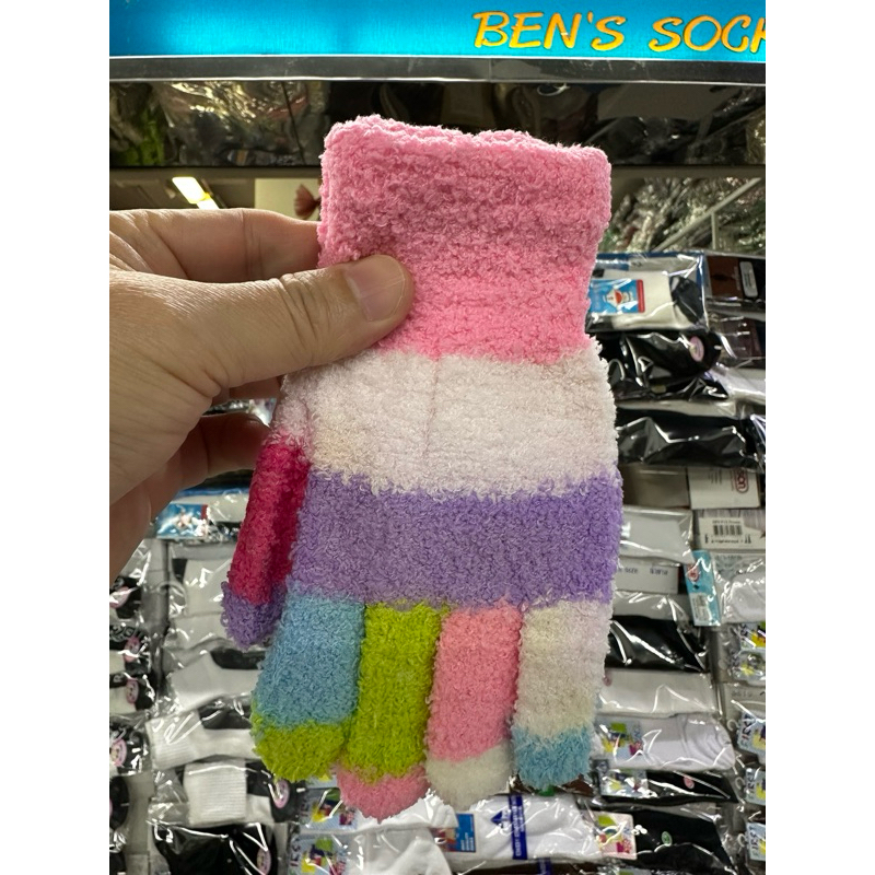 ถุงมือขนหนูแฟชั่นฟรีไซส์