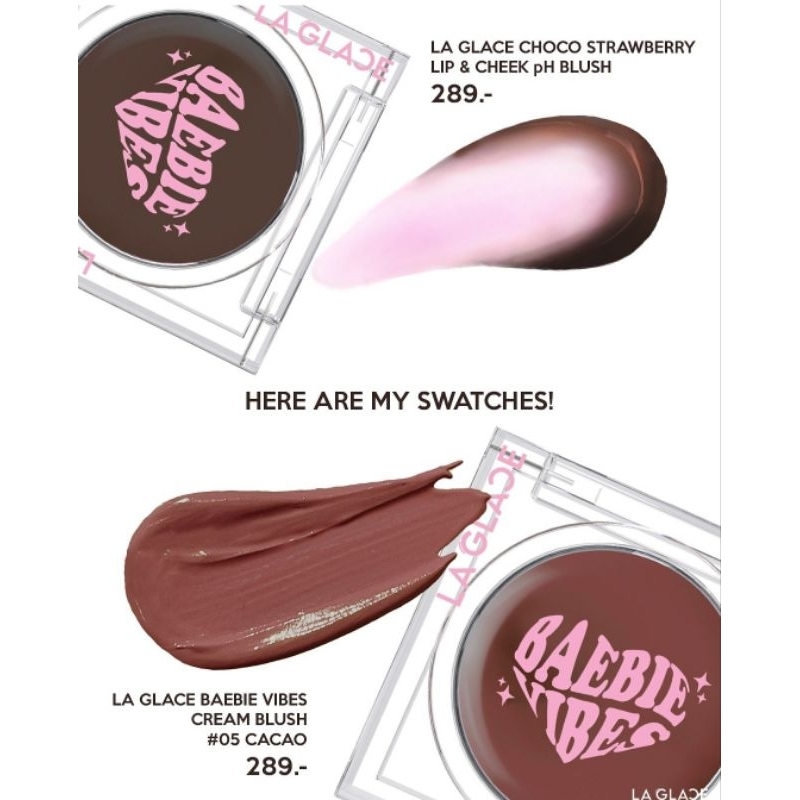 Laglace Choco Strawberry Ph Blush 3.5 g.