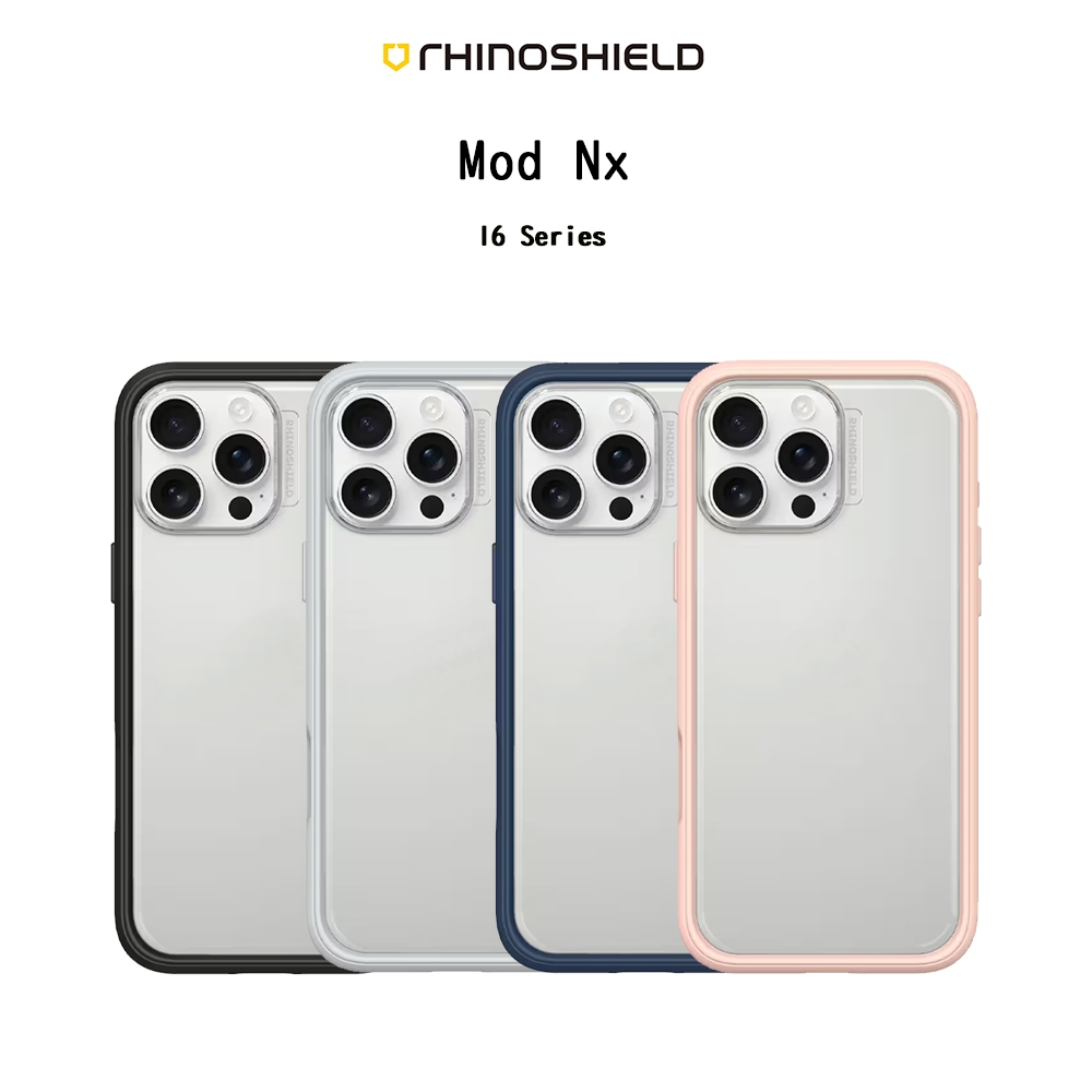 RHINOSHIELD Mod Nx เคสบั้มเปอร์กันกระแทกระดับ3.5เมตรผ่านมาตราฐานอเมริกา เคสสำหรับ iPhone16Pro/16Promax