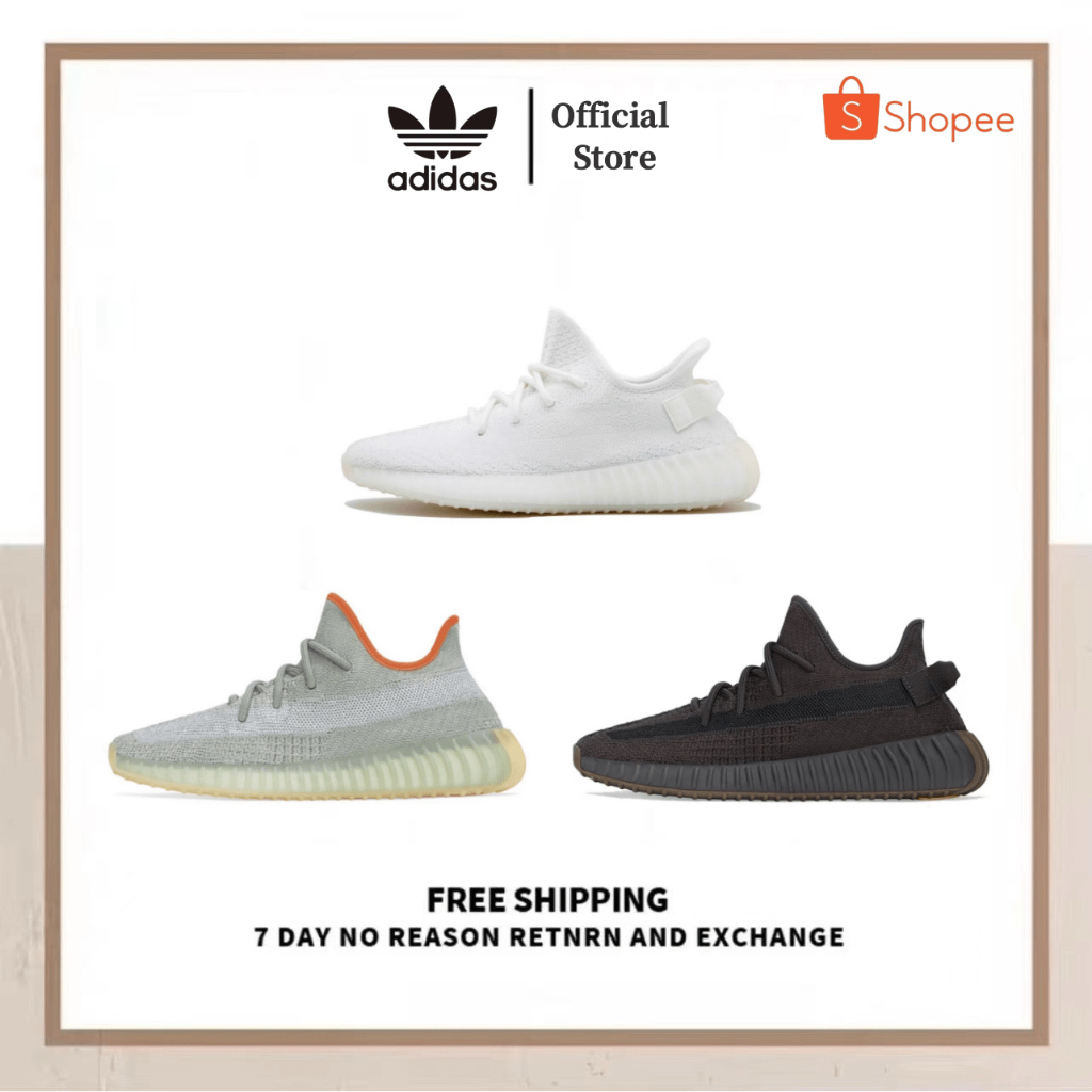 (ของแท้ 💯) Adidas Originals Yeezy Boost 350 V2 รองเท้าผ้าใบน้ำหนักเบา Unisex