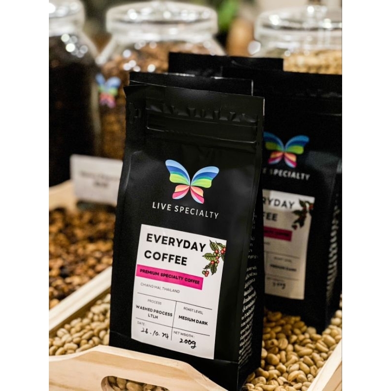Every day Coffee 2024 เมล็ดกาแฟคั่วห้วยน้ำดัง 250g