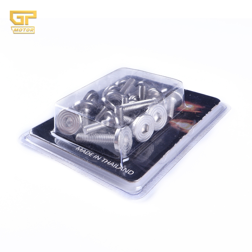 น็อตชุดสี  wave 100  110  125  ทั้งคัน ก้นหอยแบน เวฟ คุณภาพดี ครบชุด พร้อมใส่ จัดส่งเร็ว ๆ - รูปที่ 2