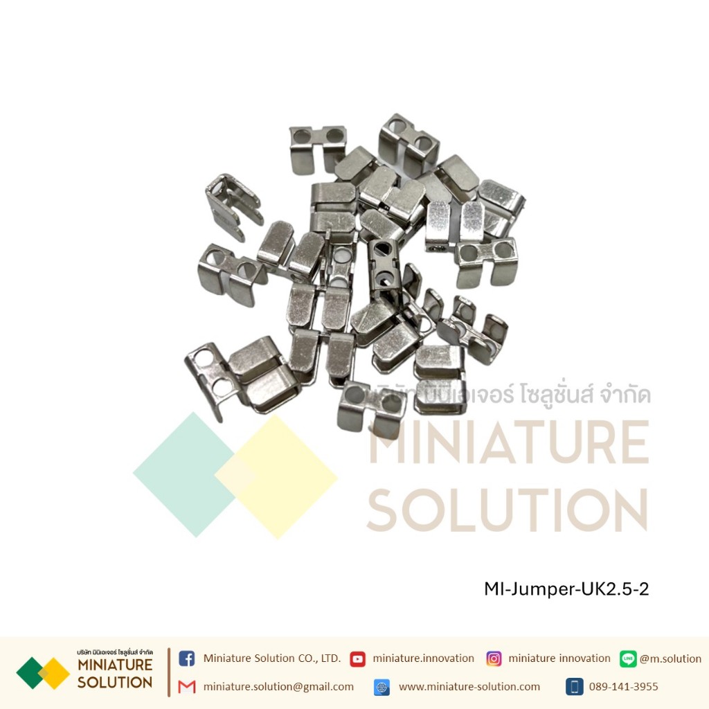 (ราคา ต่อชิ้น)(2,3,4,5 ช่อง) JUMPPER ตัวเชื่อมต่อ เทอร์มินอล UK2.5B UK-2.5N UK Terminal Jumper UK-2.