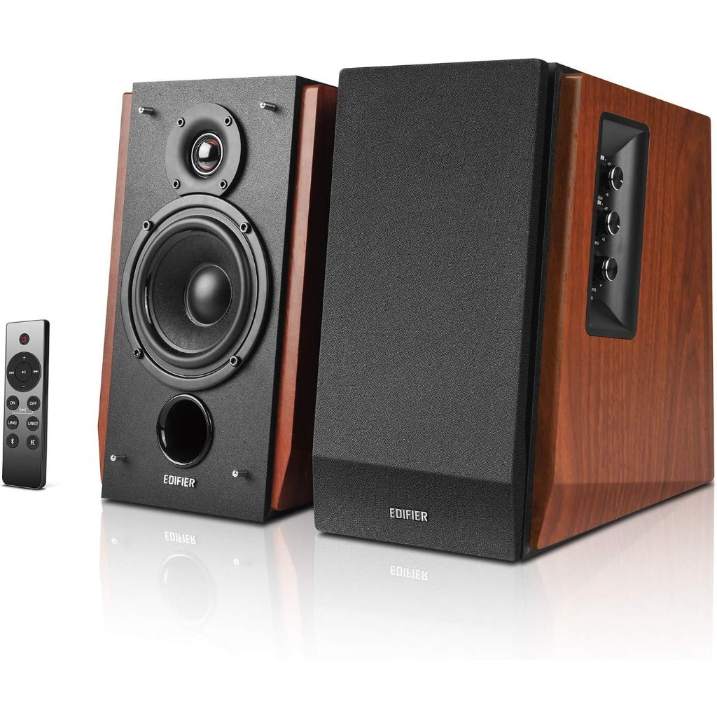 Edifier R1700BTs Active Bluetooth Bookshelf Speakers - 2.0 Wireless Near Field Studio Monitor Speake