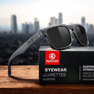 KDEAM แบรนด์แท้ 100% ร้านไทยส่งเร็ว แว่นตากันแดด เลนส์ Polarized แว่นกันแดดผู้ชาย (ผู้หญิงใส่ได้)