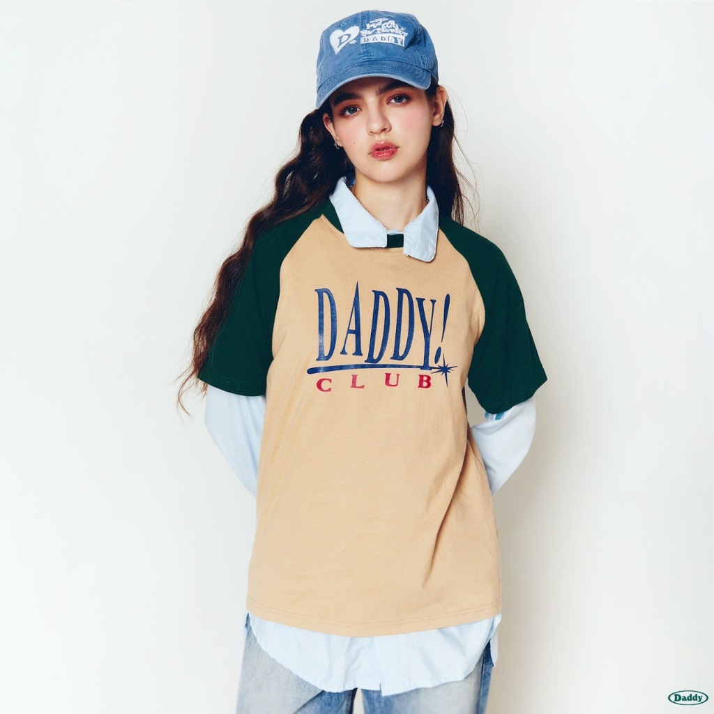DADDYCLUB | Daddy Club Raglan T-shirt เสื้อยืด สุดเท่