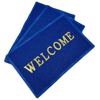 [โปร 3 ชิ้น 89] Welcome พรมเช็ดเท้าดักฝุ่น ขนาด 40*60cm