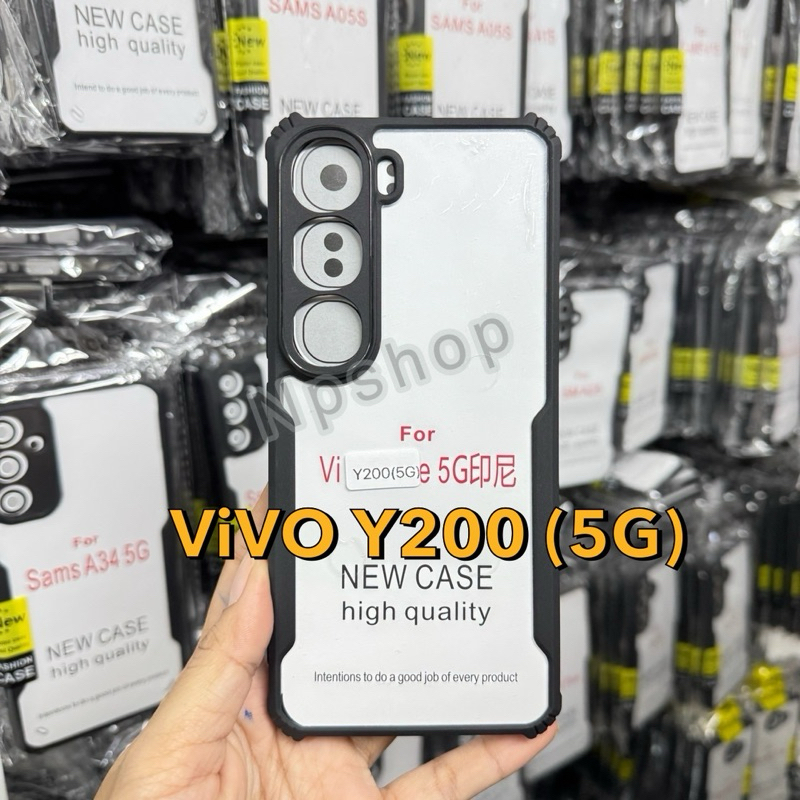 เคสขอบดำหลังใส NEW CASE รุ่น ViVO Y200 (5G) / Y19s ตรงรุ่น กันกระแทกกันมุม สินค้ามีพร้อมส่งในไทย
