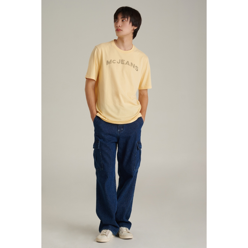 Mc jeans เสื้อยืดแขนสั้นผู้ชาย คอกลม MTSZC68
