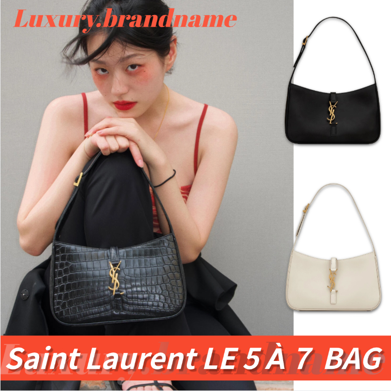 นักบุญลอเรนต์  saint laurent YSL Saint Laurent/LE 5 À 7 กระเป๋ากุ๊ยหนัง/กระเป๋าสะพายข้าง