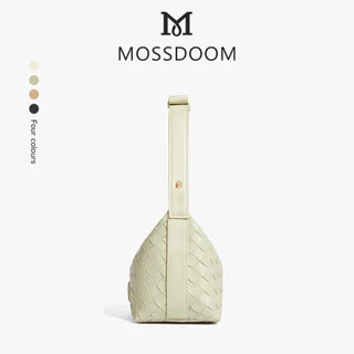 MOSSDOOM Celestia Bag กระเป๋าถือแฟชั่นลายทอเลียนแบบสำหรับผู้หญิง