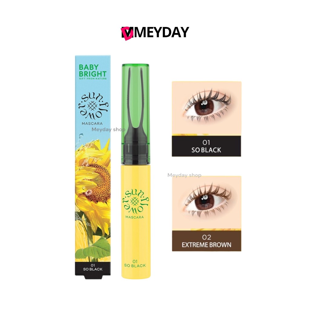 BABY BRIGHT SUNFLOWER MASCARA - เบบี้ ไบร์ท ซันฟลาวเวอร์ มาสคาร่า ขนาด 5 กรัม