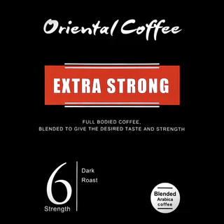 Extra Strong กาแฟอราบิก้าเบลนโรบัสต้า เบอร์ 6 กาแฟหอมเข้ม สู้นม เมล็ดกาแฟจากแม่จันใต้ คั่วสดใหม่