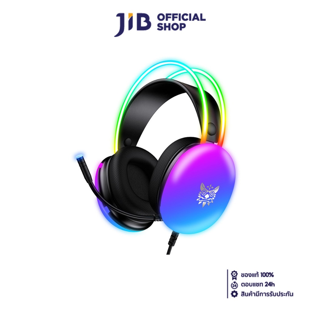 HEADSET (หูฟัง) ONIKUMA X25 RGB AUX 3.5 (BLACK)
