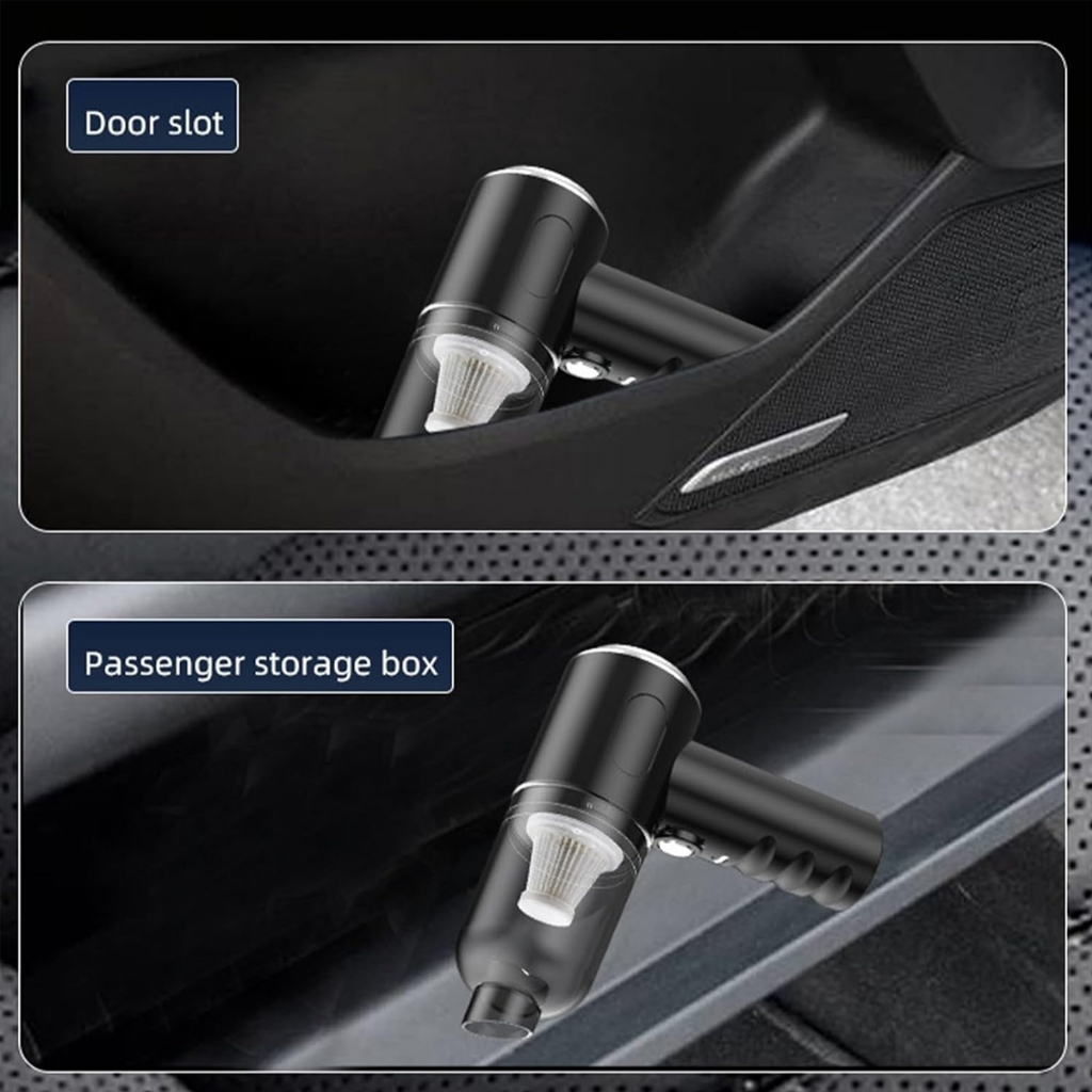 LT-009 เครื่องดูดฝุ่น ไซส์มินิ ไร้สาย 3in1 ดูดฝุ่น+เป่าลม ลมแรง ใช้ได้ทั้งในบ้าน และในรถ ที่ดูดฝุ่นไฟฟ้า USBชาร์จ รูปที่ 6