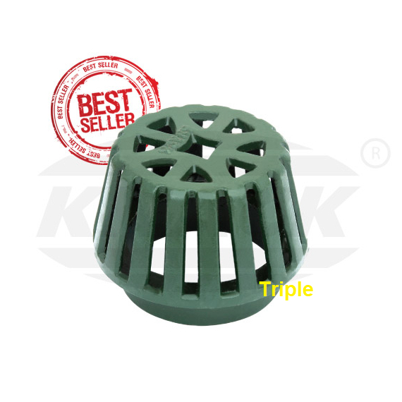 Roof Drain ชุดระบายน้ำหลังคาแบบสวมท่อ KNACK 3 , 4 นิ้ว