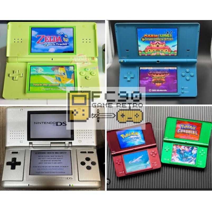 [แถมฟรีสายชาร์จ] เครื่องเกมนินเทนโดพกพา Nintendo DS / DS Lite  / DSi LL XL [NDS] มือสอง กรุณาอ่านคำอ