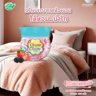 [X1ชิ้น] Chupa Chups จูปา จู๊ฟส์ เฟรชไทม์ เจลหอมปรับอากาศ กลิ่นหอมยาวนาน ปริมาณ 155 g.
