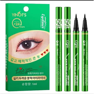 333 (ใหม่/แท้) ฉลากไทย มาสคาร่าเขียว อายไลเนอร์เขียว กันน้ำ ติดทนยาวนาน THICK CURLING MASCARA