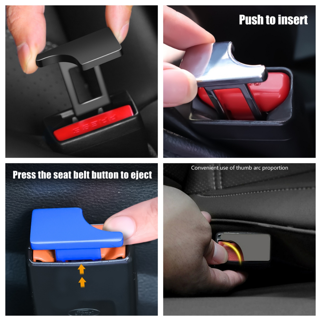 BMW Mitsubishi Ford Mazda Benz HAVAL Suzuki ความปลอดภัยของรถนิรภัยเข็มขัดนิรภัยเข็มขัดหัวเข็มขัด Alarm Canceler 1PCS - รูปที่ 6